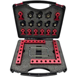 Strong 12pc Metal Right Corner Brackets Woodworking Alignment Set For Furniture Building And DIY