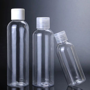 50pcs Plastic Squeeze Bottle with Flip Cap PET Lotion Shampoo Bottle Empty Cosmetic Sample Container Travel