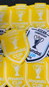 Patch Ủi Nhiệt AFF Cup 2026 ASEAN Hyundai Cup Logo Tay Áo Bóng Đá Vải Dệt Có Keo Sẵn