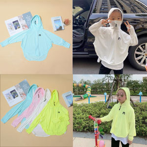 VTTO Children Toddler Sunscreen Jacket Thin Breathable light Sun Protective Outdoor Coat Hooded Anti-UV Beach Clothes