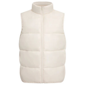 Winter Velvet Warm Down Vest Custom Design Fashionable Solid Color Down Vest Printing Logo Team Vest Print Personalized Brand
