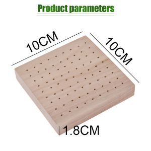 10X10Cm Clay Stand Bahan Kayu Stand Amigurumi Alas Kayu Tatakan Boneka Rajut Amigurumi