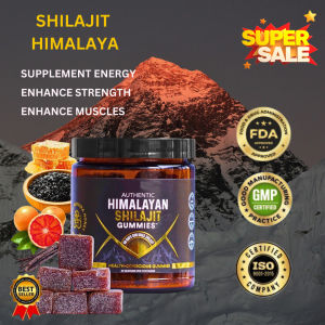 【Local Stock】Original Halal Himalayan Shilajit Gummies Natural Essence Agglomerate Supplement Energy New Secret Ignite The Fire of Life