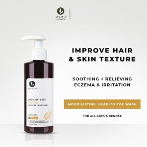 Eucalie Mommy & Me Organic Shampoo & Body Wash 190ml - Perawatan Rambut