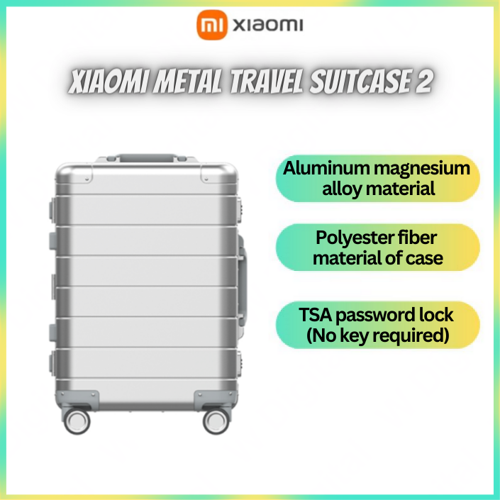 NEW Xiaomi Aluminum Magnesium Alloy SuitCase Wheel 20 Inch Boarding