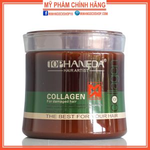Kem ủ tóc hấp phục hồi Top Haneda Collagen 500ml cho mềm mượt chuẩn salon chính hãng