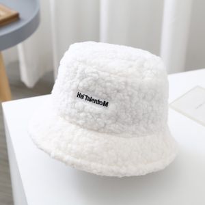 หมวก Bucket ขนแกะ Korean style 05-H23