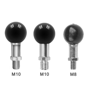 1 inch Ball Mount Adapter 25mm 1 Mounting Joint to M8 M10 Screw for Double Socket Arm Holder Motorcycle Handllebar