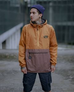 Jaket Gunung Outdoor Waterproof Pria Dewasa Bahan Parasut Taslan ZN Jacket Cagoule Doraemon Anti Air