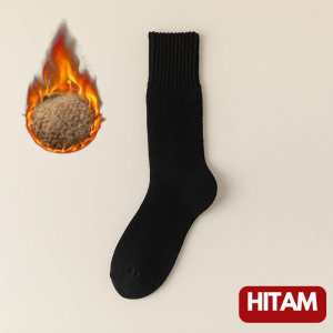 1205 Kaos Kaki Pria Tinggi Panjang Bawah Betis Kaus Kaki Musim Dingin Winter Socks Hangat Tahan Dingin Bahan Wol Acrylic