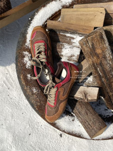 รองเท้าเทรนนิ่ง Wind Liya De รองเท้าวิ่งลำลองผู้หญิงแมทช์ลุคง่ายรองเท้าสีขาวสีขาวกีฬาส้นแบนเย็บฤดูใบไม้ร่วง ins อินเทรนด์