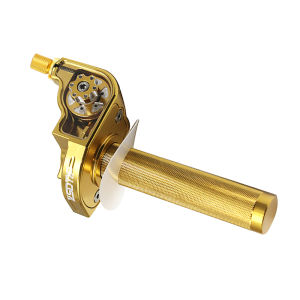 ZSDTRP CNC Adjustable Aluminum Throttle Grips Settle Twist Gas Throttle Handle For 110-250cc Dirt Pit Bikes Modified