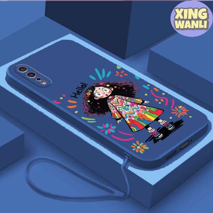 {20} สำหรับ Vivo 1907 Vivo S1 กรณีโทรศัพท์สาวน่ารักกรณียาง | Lazada.co.th
