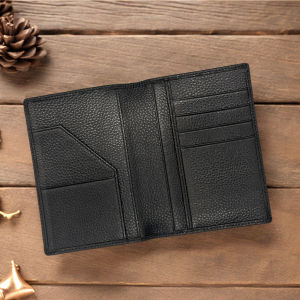 High Quality Travel Boarding Pass soft Genuine Leather Passport Notebook Multi Card Slots ID Credit Cards Holder Wallet