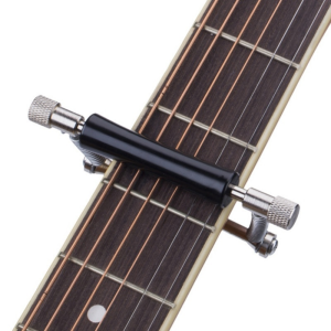 Portable Guitar Rolling Glider Capo Guitar Capo  Easy Sliding Up &amp Down For Folk Classic Acoustic Guitars