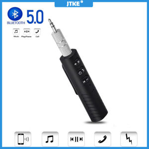 Wireless Bluetooth 5.0 Receiver Transmitter Adapter 3.5mm Jack for Car Music Audio AUX A2DP Headphone Handsfree Reciever