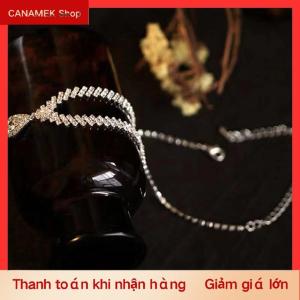 CS 1 Bộ Vòng cổ cô dâu bông tai nước hình giọt nước Rhinestone đồ trang sức phong cách Đồ trang sức lấp lánh thiết lập cho đám cưới bên món quà