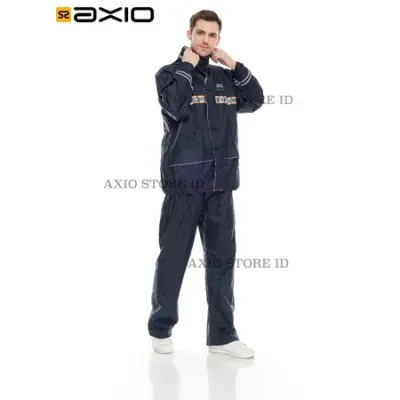 Setelan Jas Hujan Axio 882 Uniseks Tahan Air dengan Scotlight - Bahan Taslan - Ukuran S-XXXL