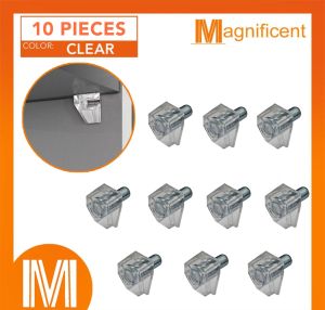 Plastic Shelf Support Pegs for Kitchen Cabinet Wardrobe (10 pieces)