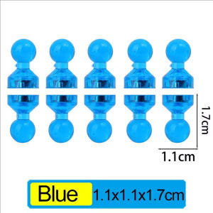 50Pcs Colorful Magentic Pushpins Strong Magnet Fridge Thumbtack Whiteboard Magnet Push Pin Home Office Stationery Supplies