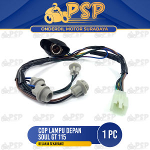 Cop Lampu Depan Soul GT 115 - Pitingan Fitting Fiting Piting Socket Soket Dop Bohlam Bulb Depan