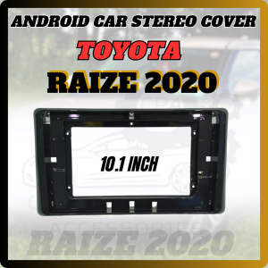 CPA ANDROID CAR STEREO COVER 10.1INCH TOYOTA RAIZE WITH STEREO WIRE HARNESS POWER CABLE  (11472)