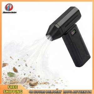 Winnereco Powerful Air Blower 5-Speed Handheld Violent Fan Screen Display Rechargeable for Car Computer Home Office Dust Cleaning