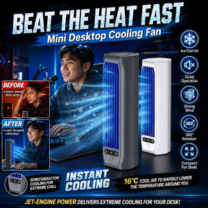 【Cooler Than Air Conditioner】Mini Desktop Air Conditioner Fan Electric Cooling Fan For Table Multifunction Summer Air Conditioner