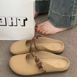 [FreeShipping] Womens Summer Outdoor Slip-On Mules 2025 New Model Flat Sole Soft Sole Sandals