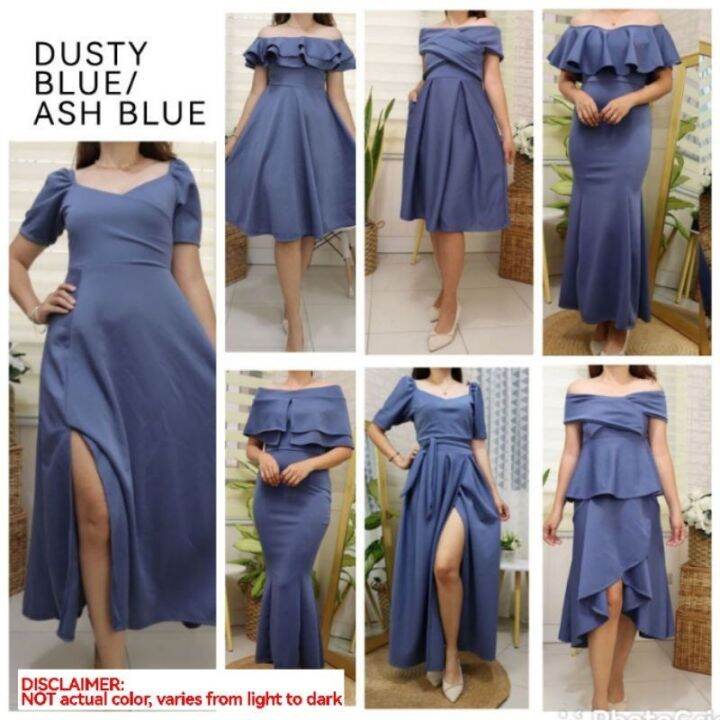 Dark dusty blue outlet dress