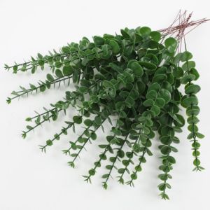 20PCS Artificial Eucalyptus Leaves Stems Decorative Flowers for Home Decor Wedding Christmas Gift Floral Arrangements