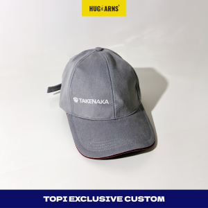 HUGeARNS - Topi Custom Bordir Premium / Topi Custom Premium Corporate Merchandise / Topi Custom Bordir Nama / Topi Custom Bordir / Custom Topi Bordir Custom / Topi Custom Desain Bordir Nama Logo / Topi Custom Desain Pria dan Wanita Topi Custom Baseball