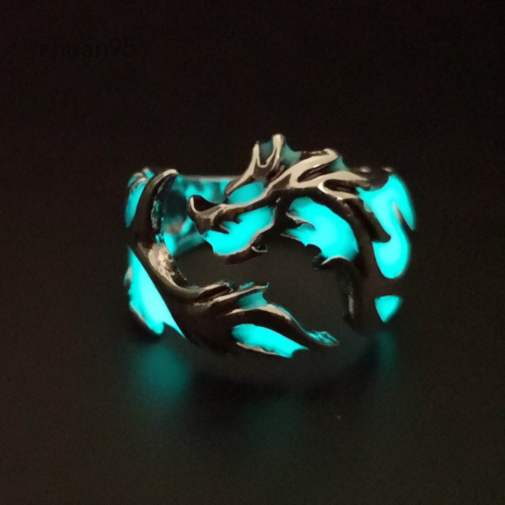 Glow in the hot sale dark dragon ring