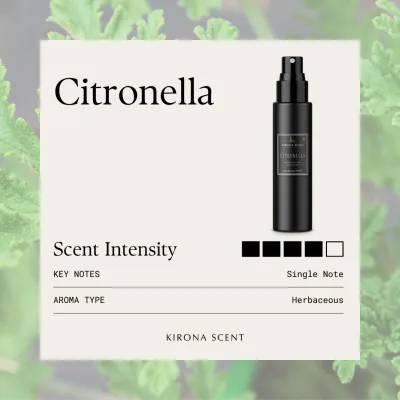 [KIRONA SCENT] Lemongrass Insect Repellent Spray | Fragrance Spray 100ml | Pillow Mist Linen & Room Spray