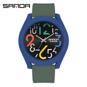 SANDA Luxury Brand Fashion Casual Mens Watches Waterproof Quartz Watch Clock