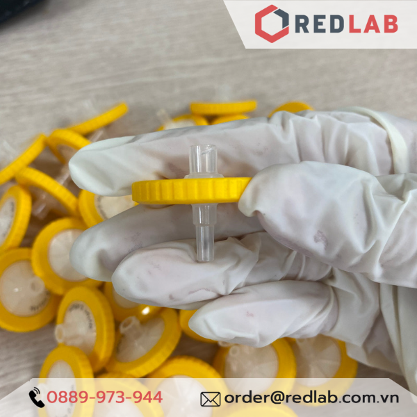 Đầu lọc Syringe Nylon đường kính 33mm, lỗ lọc 0.45um không tiệt trùng ...
