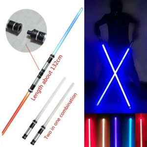 【Max-feel】ดาบสตาร์วอร์สมีไฟ เซตต่อกันได้ ดาบเลเซอร์ ดาบเจได ดาบไลท์เซเบอร์ ดาบ StarWars 2ชิ้น