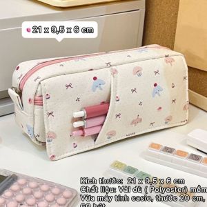 Túi đựng bút vải nhiều hình đáng yêu đồ dùng học tập phụ kiện nữ thiết kế thời trang mới lạ quà tặng