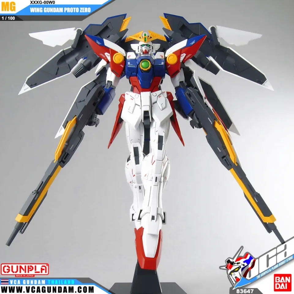 Bandai] Mô Hình Lắp Ráp Master Grade 1/100 MG Wing Gundam Proto Zero Ew Ver Model Kits I.29597322
