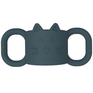 GORGE Dual Handles Baby Bottle Sleeve Food-Grade Silicone Cute Cat Face Toddler Grip Cover Portable Insulated Grip Silicone Cup Holder for Dr. Brown’s 8 oz/4 oz Baby Feeding