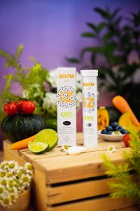 Boom iZ (บูม ไอซี) ผลิตภัณฑ์บำรุงดวงตาชนิดเม็ดฟู่ละลายน้ำ