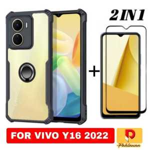 PAKET 2 IN 1 HARD CASE VIVO Y27 4G 2023 / VIVO Y27 5G 2023 / VIVO Y16 2022 SOFCASE SUPER SLIM EXCELLENT CINCIN RINKG
