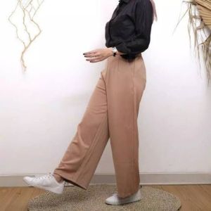 Kulot crinkle premium / celana kulot crinkle termurah / celana kulot termurah bahan crinkle premium.