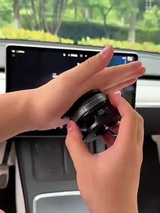 Magnetic Phone Holder For Car Strong Vacuum Suction 360 Rotation Universal Mount For Dashboard Desk Bathroom