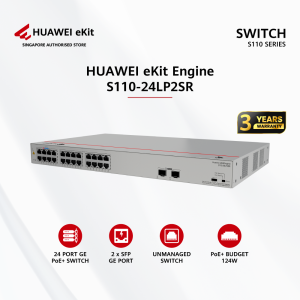 HUAWEI 24X Ge Port Poe+ 2X Ge Poe+ -98012198 S110-24LP2SR