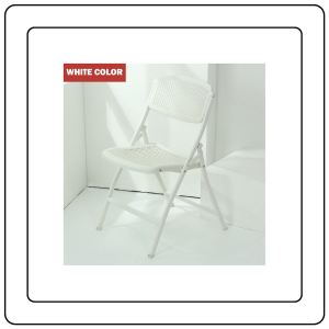 【JJ HOME】Space-Saving Hollow Foldable Chair Lightweight Indoor Chair