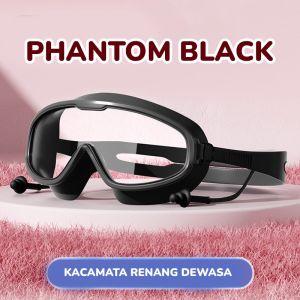 Kacamata Renang Anak Swimming Googles Remaja Anti FOG Anti UV Big Frame untuk Usia 3-12 Tahun
