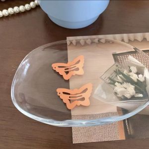 1 Pcs Cute Macaron-Colored Matte Butterfly Clip Hairpin Bb Clips Girls Hairpins Hair Clip Kids Headwear