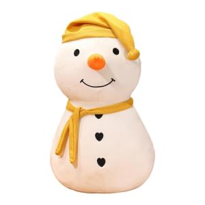 Xách tay mạnh mẽ sang trọng Snowmans Beanbag đồ chơi mềm huggable nhồi bạn đồ trang trí phòng ngủ cho trẻ em từ 2 tuổi trở lên