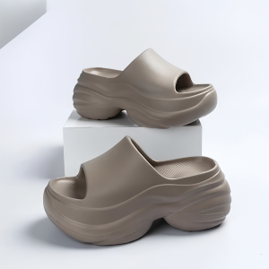 Wedge Sandals For Women 10CM High Heeled Casual Fashion Thick Sole Ladies Korean Slippers